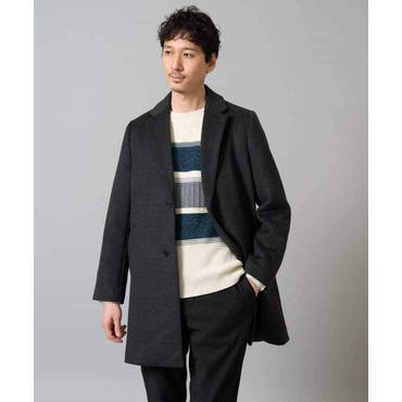 最終値下【定価9万円】ガンクラブツイード x 高密度クロス ステンカラーコート STERNBERG（スタンバーグ）の「STERNBERG/トリプルクロスステンカラー