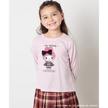 ケンゾー ロングTシャツ ロゴ プリントT ピンク キッズ KENZO