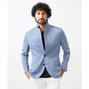 未使用タグ付　定価5.5万　barassi　リネン混　デニムテーラードジャケット メンズファッション通販 MEN'S BIGI ONLINE STORE (メンズビギ