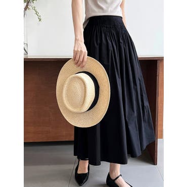 シフォン楊柳／ロングスカート[品番：INGW0002993]｜INGNI （イング