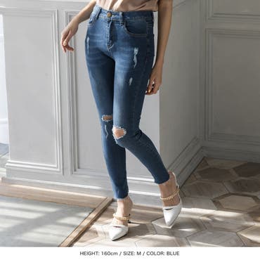 大人の女性の魅力を引き立たせるスキニーパンツ ジーンズ リップド 品番 Wz Classical Elf クラシカルエルフ の レディースファッション通販 Shoplist ショップリスト