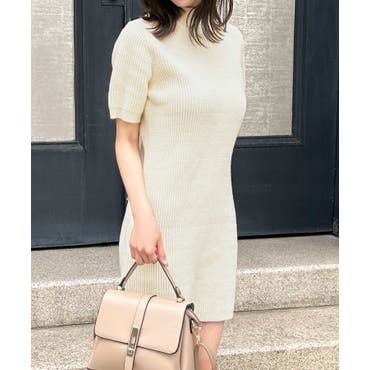 ニットワンピース ミニ丈 全3色[品番：JSFW0014098]｜JS FASHION