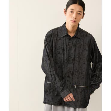 ストライプシースルーシャツ[品番：LEVM0001598]｜REGIEVO