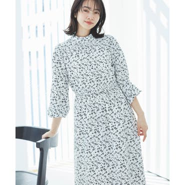 9/15までセール‼️新品タグ付き]レリアンペイズリー柄サックワンピース サックワンピース | Leilian plus house (Women/大きいサイズ