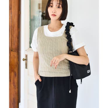 試着のみ　LANVIN en Bleu プリーツ　シャーリング フリルトップス 試着のみ LANVIN en Bleu プリーツ シャーリング フリルトップス