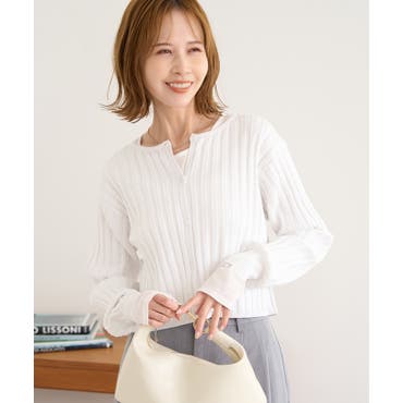 【ts16807】透けて見える素肌が涼しげで爽やか♪Ｖネックシフォン素材ブラウス 透けて見える素肌が涼しげで爽やか♪Vネックシフォン素材