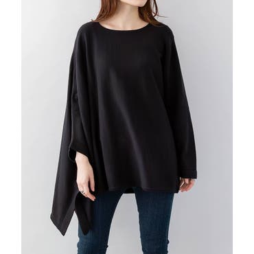 TRANSPORT 長袖パイルカットソー　ブラック/XL tspt TRANSPORT 長袖パイルカットソー ブラック/XL tspt TRANSPORT