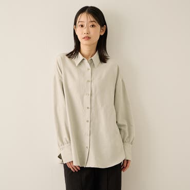 レリアン　コーデュロイ　シャツ　パープル POLO RALPH LAUREN - 90s 古着 太畝・紫コーデュロイシャツ パープルの