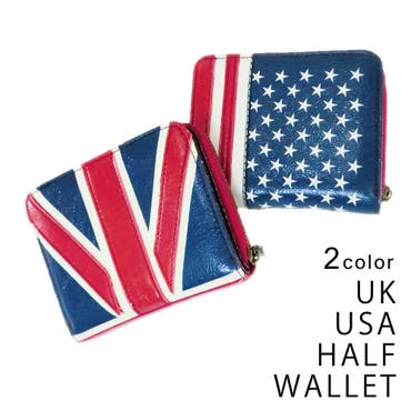 財布メンズレディース二つ折りハーフウォレット人気国旗柄アメリカイギリスkeys 品番 Kyse Keys キーズ のメンズ ファッション通販 Shoplist ショップリスト