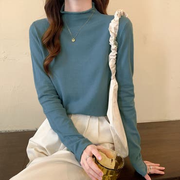 Leilian / レリアン バイカラーハイネックニット ハイネックニット【GEMMA】|レリアン プラスハウス | レリアン