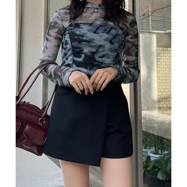 サワアラモード Sawa a la mode ニュアンス柄でモード感を高める