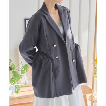 燕尾デザインロングジャケット[品番：IGAW0005805]｜axes femme