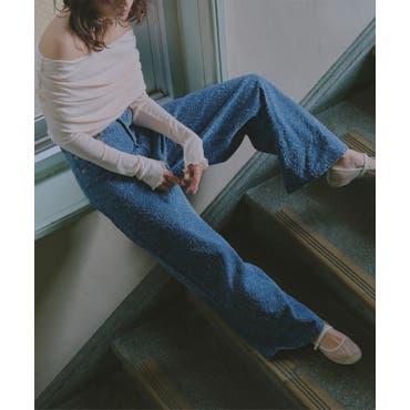 WEB限定】【TINY】BACK ZIPベアデニムロンパース[品番