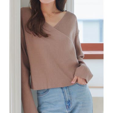 Vネック ニット Vネック[品番：MSDL0001256]｜maison de LATIR