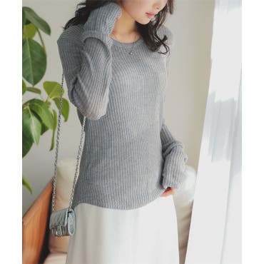 程よい甘さで大人フェミニン。リボン使いVネックカーディガン