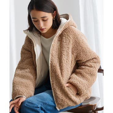 ウエストギャザー エコファーコート[品番：MKSW0041236]｜GYDA