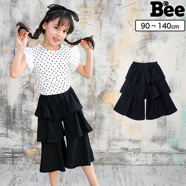 韓国子供服bee 3段ティアードガウチョ 女の子 品番 Beek 子供服bee コドモフクビー のキッズファッション通販 Shoplist ショップリスト