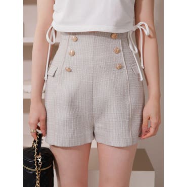 ベルト付きスタッズショートパンツ[品番：WG010090629]｜WEGO