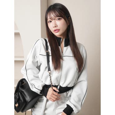 袖ラインジッパーJK アウター 秋冬[品番：ATYW0001922]｜sevens