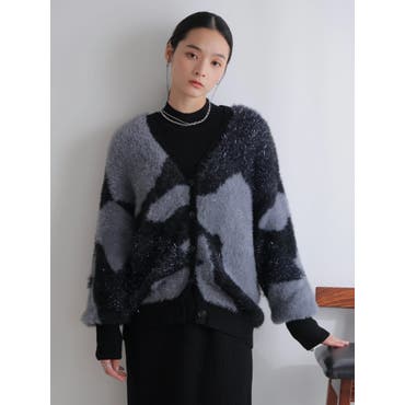 MILIGY Brushedニットカーディガン[品番：MKSW0060291]｜GYDA