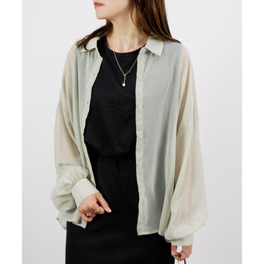 SALE 大きいサイズ 女性 売れ筋商品|||シャツVer3.5 シアーグリーン・スキッパー（SP-513） 大きいサイズ シャツVer3.5 シアーグリーン・スキッパー（SP-513
