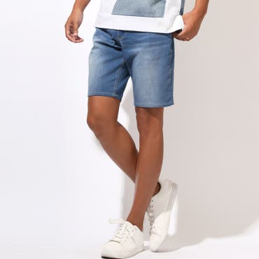 デニムショートパンツ デニムショーツ デニムパンツ[品番：BTJM0000340