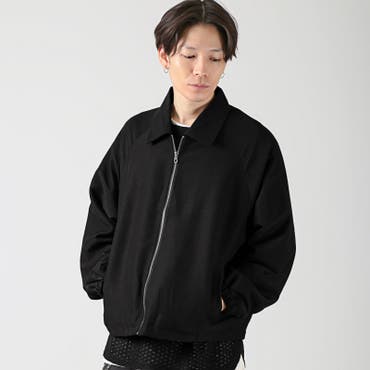 ナイロンジップジャケット アームラインサークルロゴ ドロスト[品番