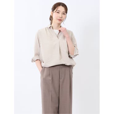 SALE 大きいサイズ 女性 売れ筋商品|||シャツVer3.5 ライトグレー・スキッパー（SP-492） シャツVer3.5 ライトグレー・スキッパー（SP-492）[品番