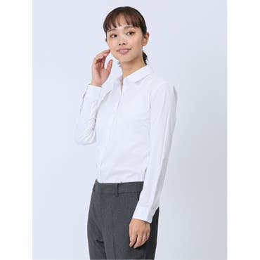 リボンタイストレッチポロシャツ[品番：STJW0013233]｜Samantha