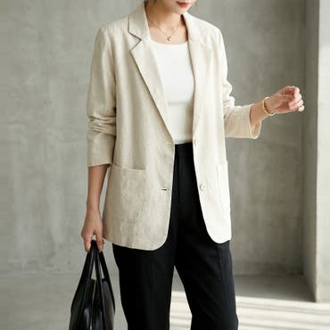Spick and Span]#ネオンピンストライプオーバージャケット[品番