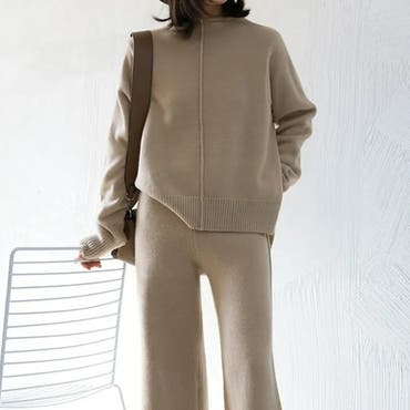 前後2wayウール混タートルネックトップス[品番：XT000011734