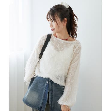 最終価格です❗(美品❗)ボウエージャガード　ブラウス ボウエー bow.a ジャガードブラウス