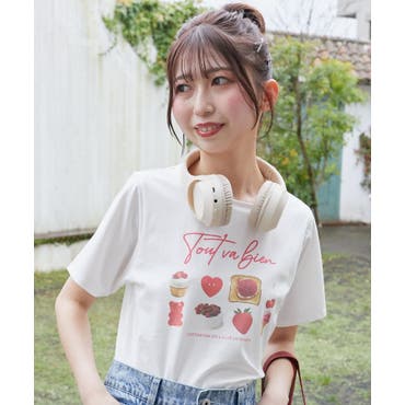 鶴嶋乃愛コラボTシャツ MC18SM07-L011[品番：WG010032907]｜WEGO