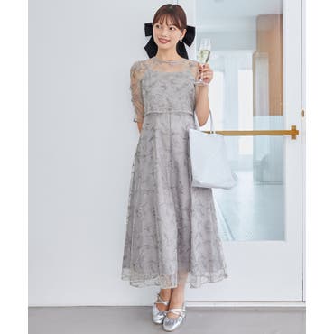 ドレス　白花柄 d187_1.jpg