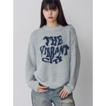 OY ヘアリーシャドーオードリーニット 白 OY（オーワイ）の「『OY/オーワイ』HAIRY SHADOWY ODOLLY KNIT