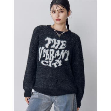OY ヘアリーシャドーオードリーニット 全2色[品番：PBIW0002508