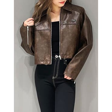 ライダース ベスト ジャケット[品番：JOKW0014994]｜REAL STYLE