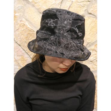 FR2GOLF Paisly Hat ペイズリー バケットハット BLACK ペイズリー柄バケットハット 帽子 HAT[品番：NETW0001189]｜Riff