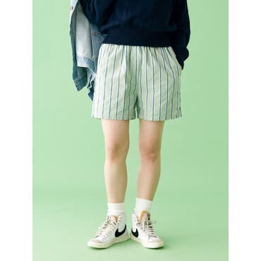 麻を使用した涼しげなアイテム♪縦ストライプ柄リネン混紡