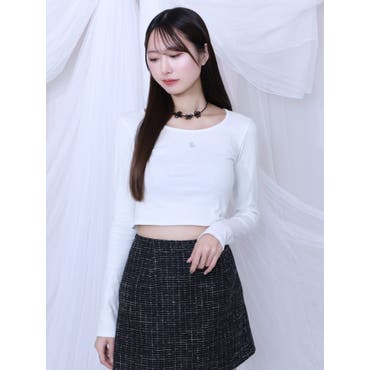 新品同様 バラモチーフ付BL[品番：RTGW0008758]｜RETRO GIRL（レトロ ノート・メモ帳