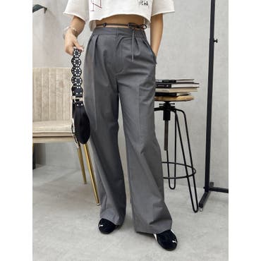 パンツ ウール100% ストレートパンツ[品番：LFOW0002998]｜LFO