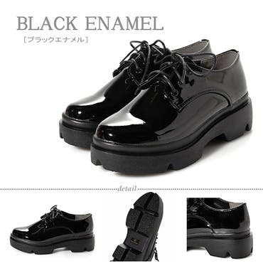 ROJITA リングバックル付エナメルフリルシューズ リングバックル付エナメルフリルシューズ（その他シューズ
