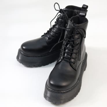 リングバックル付エナメルフリルシューズ[品番：RJTW0001043
