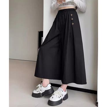 ワイドパンツ ハイウエストガウチョパンツ[品番：AGCW0005741
