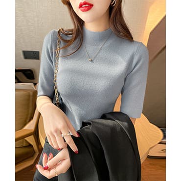 ◇Emsexcite◇ 襟フリルセーラー半袖BL[品番：RTGW0001930]｜RETRO