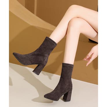 ミドルプラットフォームロングブーツ[品番：WRDW0135393]｜ESPERANZA