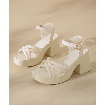 CAPRICIEUX LE'MAGE】Tストラップフラットサンダル[品番