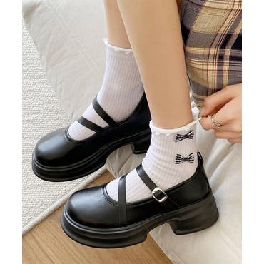 厚底ローファー レディース 美脚[品番：AGCW0006225]｜SUNSHINE CLOSET