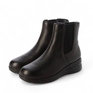 【IV】晴雨兼用3.5cmヒールショートブーツ EVOL｜晴雨兼用3.5cmヒールショートブーツ | Rakuten Fashion(楽天