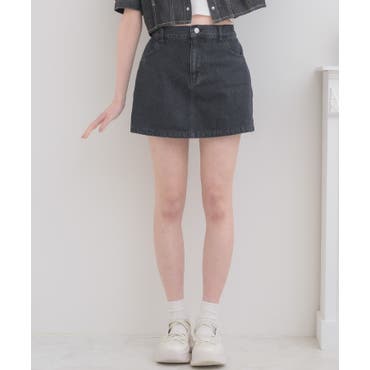 AZUL DENIM レオパードミニスカート[品番：AZLW0023387]｜AZUL